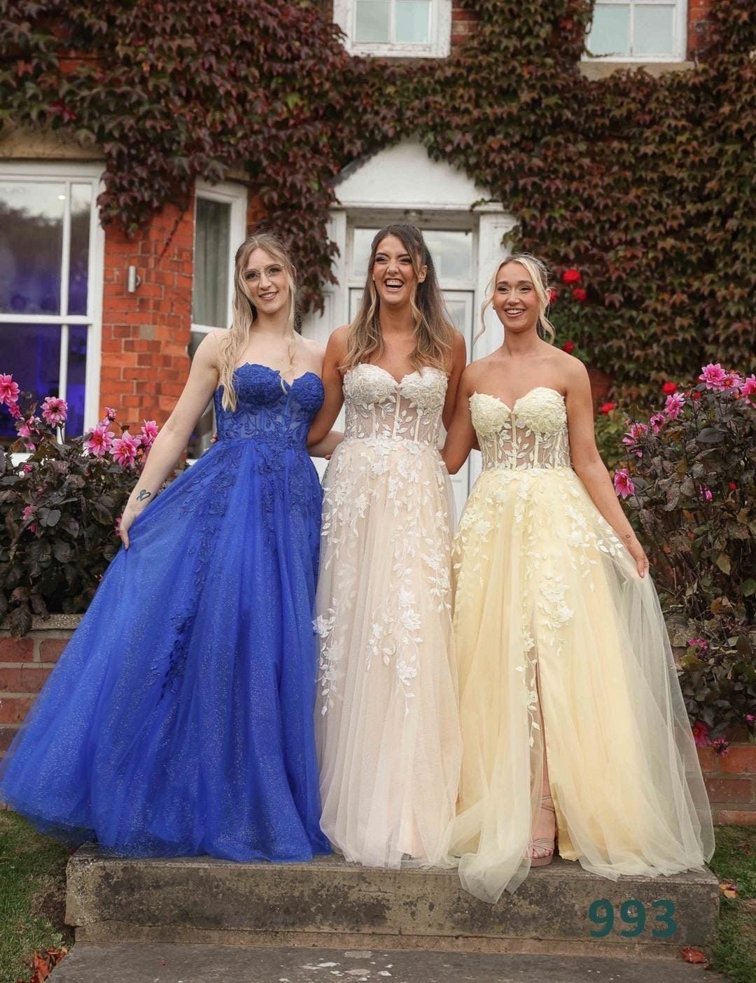 Blue Cinderella Prom Dresses